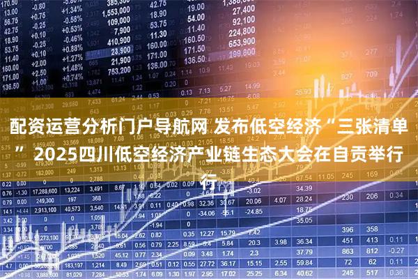 配资运营分析门户导航网 发布低空经济“三张清单” 2025四川低空经济产业链生态大会在自贡举行
